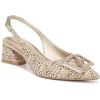image:imageFranco Sarto Womens Racer Slingback PumpMulti Natural Raffia Fabric