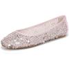 Pink Sequin Net Fabric
