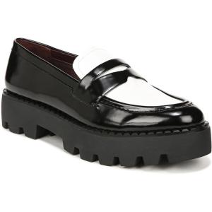 image:imageFranco Sarto Womens Balin Lug Sole Chunky LoaferBlack and White Patent