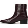 image:imageFranco Sarto LFayola Zip Short BootsRed Leather