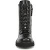 image:imageFranco Sarto LSafira 2 LaceUp Short BootsBlack Croco Leather