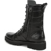 image:imageFranco Sarto LSafira 2 LaceUp Short BootsBlack Croco Leather