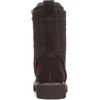 image:imageFranco Sarto LSafira 2 LaceUp Short BootsDark Brown Suede Leather