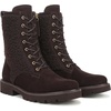image:imageFranco Sarto LSafira 2 LaceUp Short BootsDark Brown Suede Leather