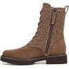 image:imageFranco Sarto LSafira 2 LaceUp Short BootsMocha SuedeFaux Shearling