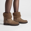 image:imageFranco Sarto LSahana PullOn Short BootsMocha SuedeFaux Shearling