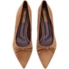 image:imageFranco Sarto Racer Pump Bow Pump ShoesBrown Suede