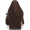image:imageFranco Sarto Racer Pump Bow Pump ShoesDark Brown Suede