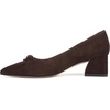image:imageFranco Sarto Racer Pump Bow Pump ShoesDark Brown Suede