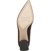 image:imageFranco Sarto Racer Pump Bow Pump ShoesDark Brown Suede