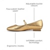 image:imageFranco Sarto Tinsley Mary Jane FlatsGold Metallic
