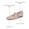 image:imageFranco Sarto Tinsley Mary Jane FlatsPink Tweed Multi