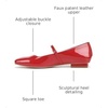 image:imageFranco Sarto Tinsley Mary Jane FlatsRed Patent