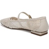 image:imageFranco Sarto Tinsley Mary Jane FlatsVanilla Beige Crocheted Fabric