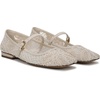 image:imageFranco Sarto Tinsley Mary Jane FlatsVanilla Beige Crocheted Fabric