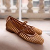 image:imageFranco Sarto Tinsley Mary Jane FlatsVanilla Beige Crocheted Fabric