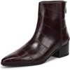 image:imageFranco Sarto LFayola Zip Short BootsRed Leather
