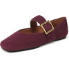 Wine Red Suede