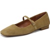 Mustard Brown Suede