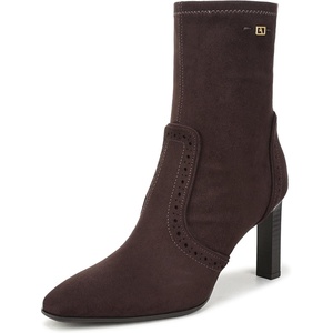 image:imageFranco Sarto Delani Zip Short BootsDark Hickory