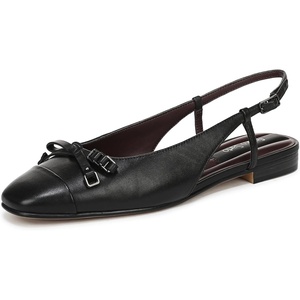 image:imageFranco Sarto LEthel Slingback ShoesBlack Leather