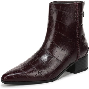 image:imageFranco Sarto LFayola Zip Short BootsRed Leather