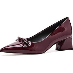 image:imageFranco Sarto Racer Pump Bow Pump ShoesRed Synthetic