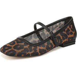 image:imageFranco Sarto Tinsley Mary Jane FlatsLeopard Mesh Animal Print