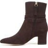 image:imageFranco Sarto LFlexa Caden Zip Short BootsDark Brown Leather