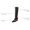 image:imageFranco Sarto LSalino Pump ShoesDark Hickory Brown Leather