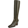 Deep Olive Green Leather