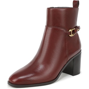 image:imageFranco Sarto Valya Zip Short BootsRusset Red Leather