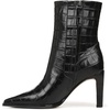 image:imageFranco Sarto Appia Pointed Toe Dress BootieBlack Croc Print Leather