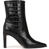 image:imageFranco Sarto Appia Pointed Toe Dress BootieBlack Croc Print Leather