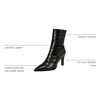 image:imageFranco Sarto Appia Pointed Toe Dress BootieDark Grey Croco