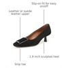 image:imageFranco Sarto LRainey Pump ShoesBlack Leather