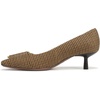 image:imageFranco Sarto LRainey Pump ShoesMustard Brown Fabric