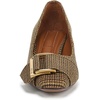 image:imageFranco Sarto LRainey Pump ShoesMustard Brown Fabric