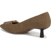 image:imageFranco Sarto LRainey Pump ShoesMustard Brown Fabric