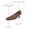 image:imageFranco Sarto LRainey Pump ShoesOxblood Red Leather