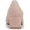 image:imageFranco Sarto Womens Racer Pointed Toe Block Heel PumpsBallet Slipper Light Pink Suede