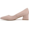 image:imageFranco Sarto Womens Racer Pointed Toe Block Heel PumpsBallet Slipper Light Pink Suede