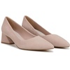 image:imageFranco Sarto Womens Racer Pointed Toe Block Heel PumpsBallet Slipper Light Pink Suede