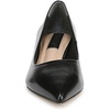 image:imageFranco Sarto Womens Racer Pointed Toe Block Heel PumpsBlack Leather
