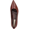 image:imageFranco Sarto Womens Racer Pointed Toe Block Heel PumpsClaret Red Leather