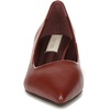 image:imageFranco Sarto Womens Racer Pointed Toe Block Heel PumpsClaret Red Leather