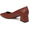 image:imageFranco Sarto Womens Racer Pointed Toe Block Heel PumpsClaret Red Leather