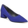image:imageFranco Sarto Womens Racer Pointed Toe Block Heel PumpsCobalt Blue Suede