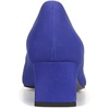 image:imageFranco Sarto Womens Racer Pointed Toe Block Heel PumpsCobalt Blue Suede
