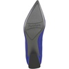 image:imageFranco Sarto Womens Racer Pointed Toe Block Heel PumpsCobalt Blue Suede